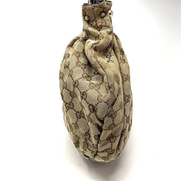 Authentic Gucci Canvas Shoulder Bag - Picture 5 of 14